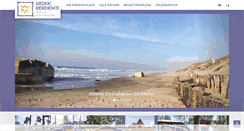 Desktop Screenshot of medoc-residence.eu